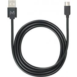 Mobilis 001278 Usb Cable A C/lightning Black