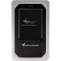 DataLocker 1TB, External Hard Drive, Black/Silver (DL4-1TB-FE) Black
