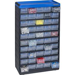 EUROKRAFTpro VARIOPLUS PRO small parts cabinet, HxWxD 525 x 300 x 135 mm, 50 drawers, 50 dividers