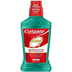 Colgate Total Pro-Shield Alcohol Free Mouthwash, Antibacterial Formula Spearmint