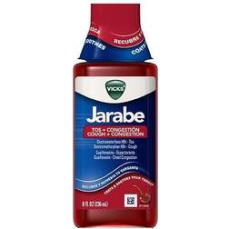 Vicks Jarabe Cough & Congestion Cold Medicine, Cherry