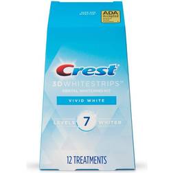 Crest 3D Whitestrips Vivid White Teeth Whitening Kit with Hydrogen
