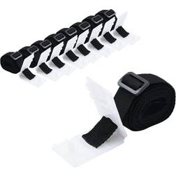 vidaXL Universal Befestigungsbänder für Pool-Aufroller 8 Stk 1,8 m