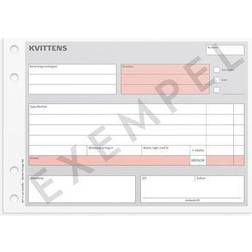 Burde Blankett kvittens A5L kopia 2x50 blad