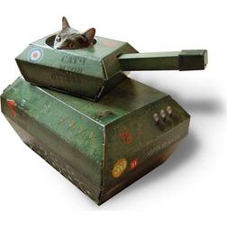 Suck UK Cat Tank Play House Tank-Shaped Cardboard
