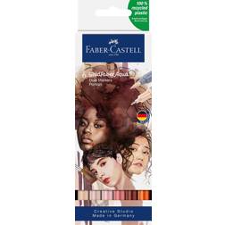 Faber-Castell Portrait Goldfaber Dual Ended Aqua Marker Set 6/Pkg