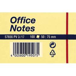TESA Post-It 50 x 75 mm Gul