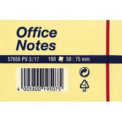 TESA Sticky note 57656-17 Yellow 100