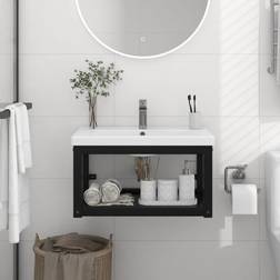 vidaXL Wall-mounted Bathroom Washbasin Frame