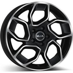 Mak Express Black polished 7x17 5/120 ET60 B65.1