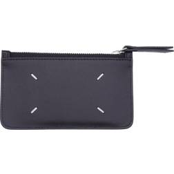Maison Margiela Black Leather Four Stitches Card Holder - Women