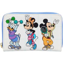 Loungefly Disney Mousercise Zip Around Wallet