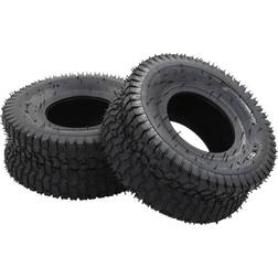 vidaXL Neumáticos Para Carretilla 2 Unidades Caucho 15x6.00-6 4PR