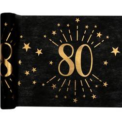 Santex Bordløber Sparkling 80 Sort/Guld