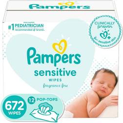 Pampers Sensitive Baby Wipes 672pcs