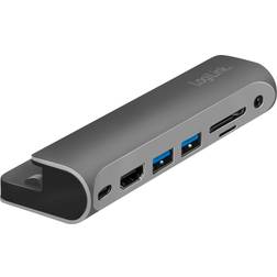 LogiLink Docking Station USB-C UA0385 Adatto per Marchio