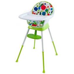 Eric Carle The World Of Hungry Caterpillar Playful 3-In-1 Convertible High Chair White Highchair