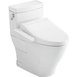 Toto Legato CollectionMW6243074CEFG#01 1.28 GPF Floor Mounted One-Piece Elongated Toilet with Washlet and Manual Trip Lever in