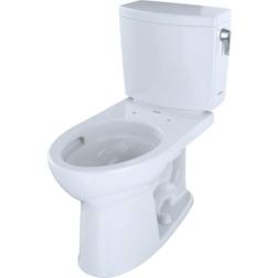 Toto Drake II Two-Piece Elongated Toilet with 1.0 GPF Single Flush and Right Hand Trip Lever, CST454CUFRG#01