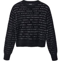 Desigual Cropped Fit Pullover