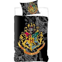 Licens Harry Potter sengetøj Tæppe Guld, Sort (200x140cm)