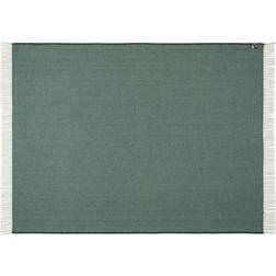 Silkeborg Uldspinderi Sevilla Plaid 130x190 Tæppe Hvid, Grøn