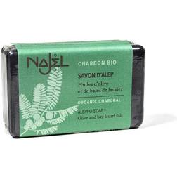 NAJEL Aleppo Soap w Organic Plant Charcoal 100