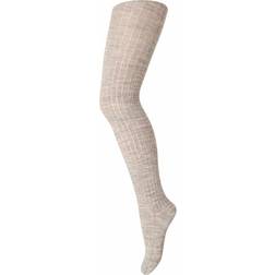 mp Denmark Wool Rib Strømpebukser - Light Brown