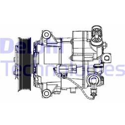 Opel Kompressor, klimaanlæg DELPHI TSP0155948