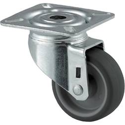 Tente Tente 2470PJI050P40 Länkhjul termogummi, platta 60x60 mm 50 mm