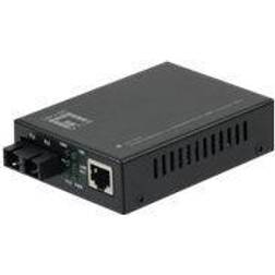 LevelOne GVT-2001 RJ45 to SC Gigabit Media Converter Multi-Mode Fiber 850nm 550m