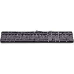 LMP Keyboard KB-1243 110 Keys 2x USB Aluminum
