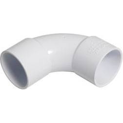 FloPlast FloPlast White Solvent weld 87.5Â° Waste pipe Bend (Dia)40mm