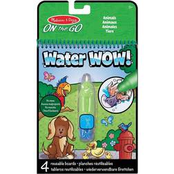 Melissa & Doug Water Wow! Magic Water Book Libro da Colorare con la Penna Magica a Tema Animali Album con Pennarelli ad Acqua Giochi da Viaggio per Bambini dai 3 ai 7 anni