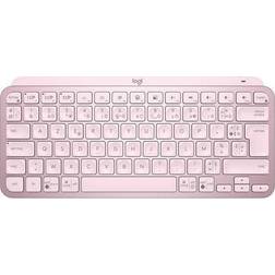 Logitech MX Keys Mini Wireless Bluetooth ĄŽerty Francés Rosa