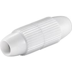 Goobay Koax kabel samler, skrue type, hvid plastik