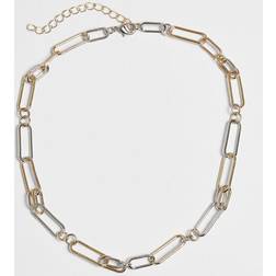 Urban Classics Unisex halsband färg mix halsband guld/silver en