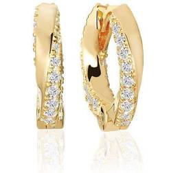 Sif Jakobs Ferrara Piccolo Zirkonia Earrings Goldplated SJ-E12108-CZ-SG