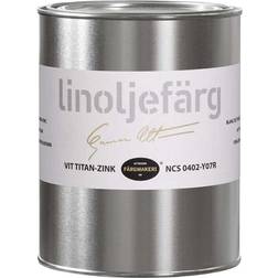 Ottosson LINOLJEFÄRG VIT TITAN-ZINK 1L Vit