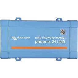 Victron Energy Phoenix 24/250 Ve. direct Wechselrichter Gleichstrom In Wechselstrom Dc 24 V 200 Watt 250 Va Ve. direct Ausgangsanschlsse: 1 Europa Blau, Ral 5012