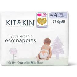 Kitandkin Hypoallergenic Eco Nappies Size 4