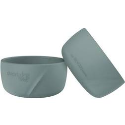 Everyday Baby Silicone Bowl 2-Pack Harmony Green