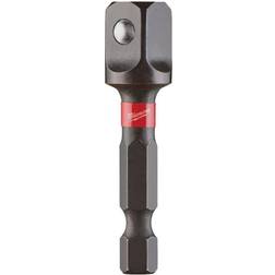 Milwaukee Adapter Shockwave; 1/4'' HEX 3/8'' SQUARE