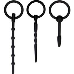 Ouch! Beginner's Silicone Hollow Urethral Plug Set (3 Piece)