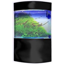 Penn Plax Water World Luxury Large Bow Front Acrylic Aquarium