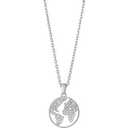 Nordahl Andersen Joanli Nor Necklace - Silver/Transparent