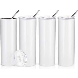 PYD Life Sublimation Blanks Skinny Travel Mug 60cl 4pcs