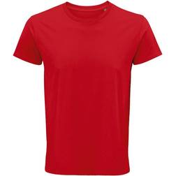 Sol's Mens Crusader Organic T-shirt - Red