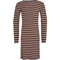 Petit by Sofie Schnoor Girl's Rib Dress - Warm Brown (G224222-7095)