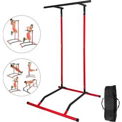 VEVOR Portable Outdoor Pull Up Bar & Dip Station with Bag